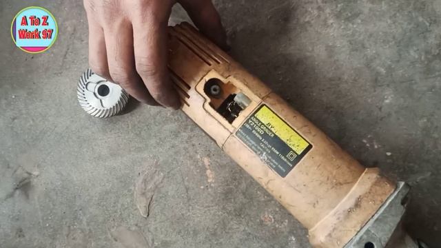 angle grinder gear change || angle grinder gearbox repairing смотреть онлайн