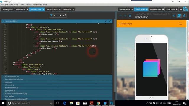 Multi Page CSS in Bootstrap Studio смотреть онлайн