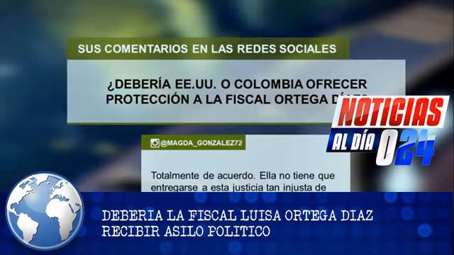 ULTIMAS NOTICIAS HOY 23 AGOSTO FISCAL LUISA ORTEGA DIAZ QUIEN DEBE DARLE PROTECCION EEUU O смотреть онлайн