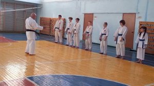 Аттестация на 3-кю на коричневый пояс. Январь 2022