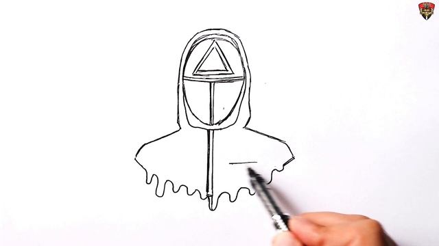 How to draw a guard from Squid Game смотреть онлайн