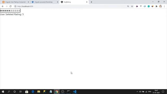 Angular User Rating Component Using 'NgBootstrap' Library смотреть онлайн