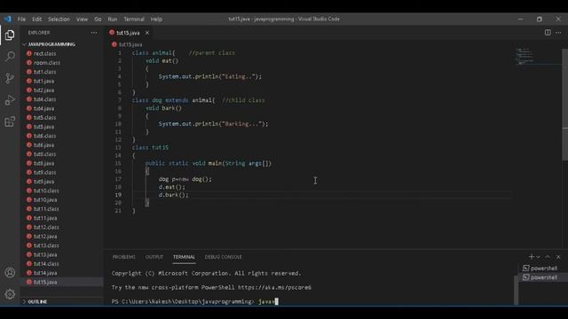 Inheritance in Java||Static members in JAva смотреть онлайн