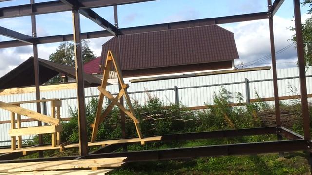 Каркас металлический разборный для каркасного дома смотреть онлайн