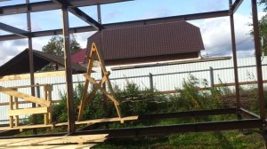 Каркас металлический разборный для каркасного дома