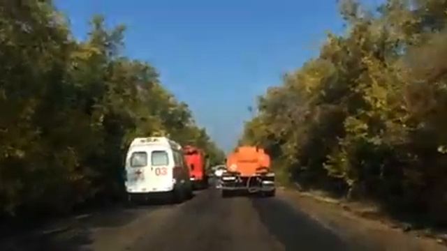 На трассе сгорела Газель смотреть онлайн