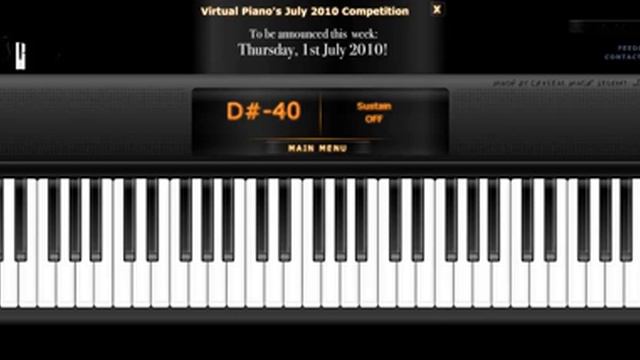 [ Virtual Piano ] For River To the Moon Johnny Version With Auto Keyborad смотреть онлайн