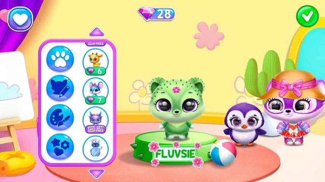Приключение пушистиков. Игра FLUVSIES смотреть онлайн