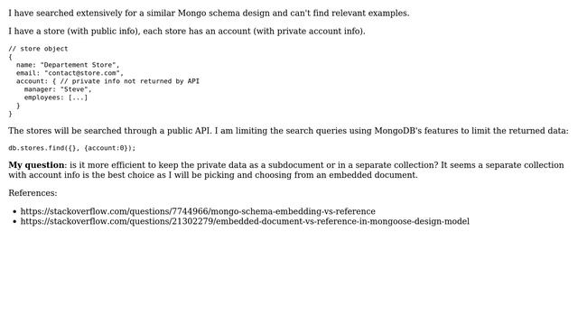 Software Engineering: MongoDB Embedded vs Reference Private info смотреть онлайн
