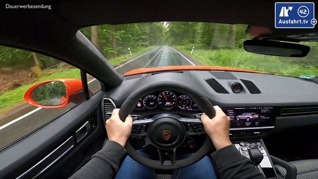 POV Autobahn 2020 Porsche Cayenne S Coupé Just Driving Lets Drive смотреть онлайн
