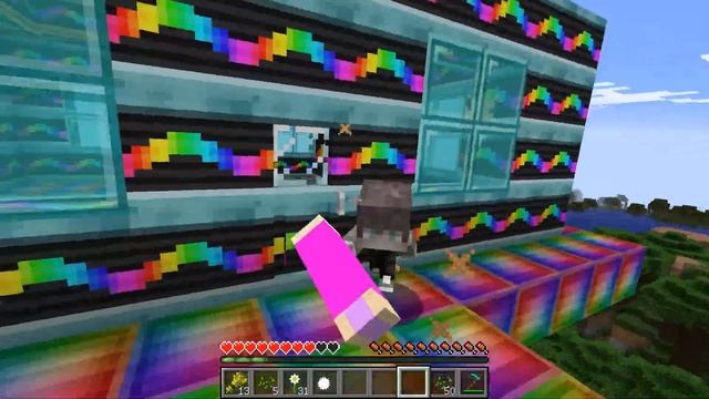КУДА ВЕДЁТ ЭТА РАДУЖНАЯ ЛЕСТНИЦА В МАЙНКРАФТ НУБИК ИГРАЕТ В MINECRAFT 100% ТРОЛЛИНГ ЛОВУШКА смотреть онлайн