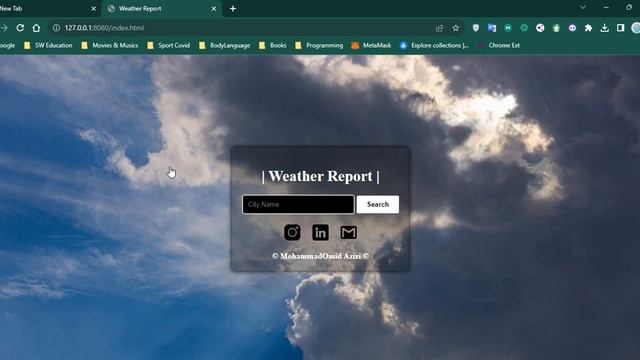 CS50x Final Project Showcase: Weather Report Website with HTML, CSS, and JavaScript смотреть онлайн