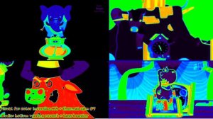 Hickory dickory dock BLUE ELEPHANT, COW, BULL AND DINO REUNION || effect tutorial video