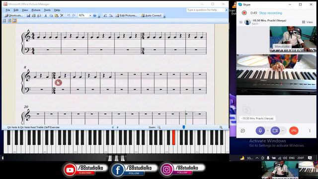 Quarter Note | Rest Exercise | Vanya | Online Lessons | 88studiolko | +91-8604445014 смотреть онлайн