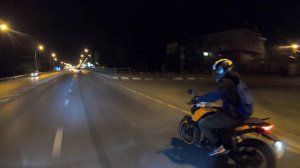 Моточетверг. Покатушки по ночному Краснодару (4k Ultra) .