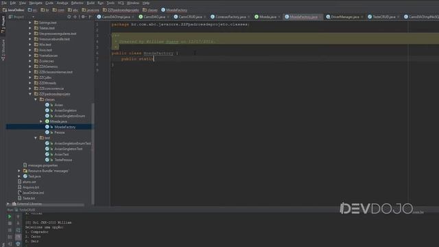 Curso Java Completo - Aula 175: Padrões de projeto pt 04: Padrão Factory смотреть онлайн