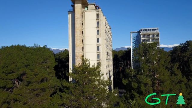 Пицунда с высоты птичьего полета... Абхазия. Зима 2021 смотреть онлайн