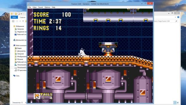 Возможно ли поиграть за Тейлза, в игре Sonic & Knuckles? [Эксперимент]