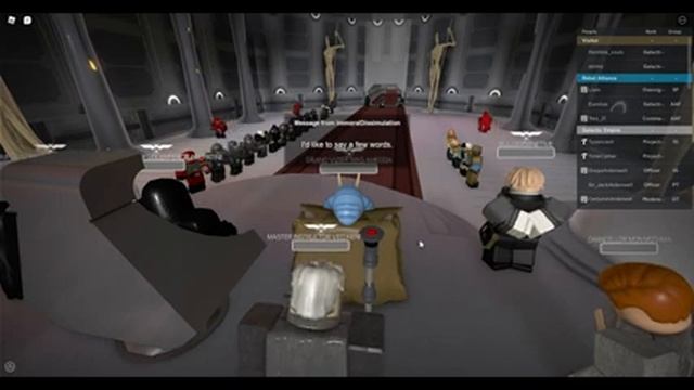 The Galactic Empire - Imperial Palace - Coruscant - STAR WARS - ROBLOX смотреть онлайн