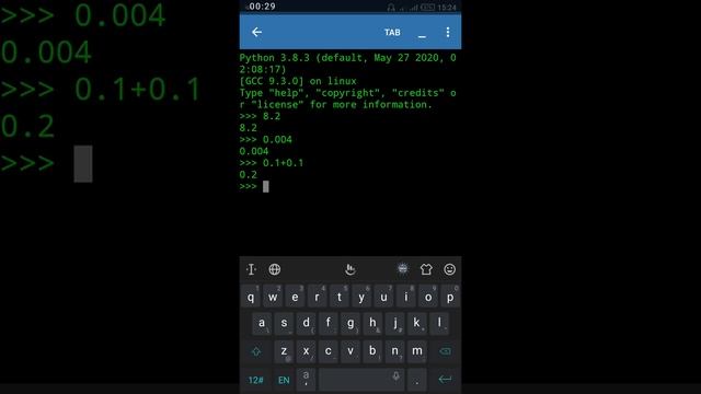 Floats Numbers IN Python. #floats,#floatingNumbers,#decimals,#decimalPoint,#PythonIn1Minute смотреть онлайн