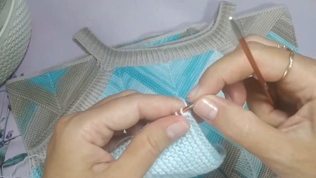 Новый процесс Ажурный кардиган. Как я обвязывала горловину и пройму топа печворк смотреть онлайн