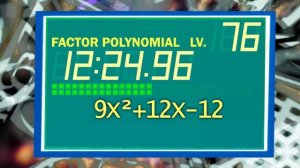 BCG 25 Minutes Countdown (Factor Polynomials Fast Challenge) Remix Namco Museum Toy Pop Game