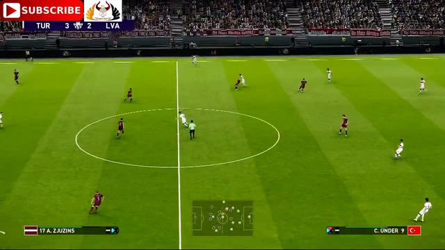 Turkey vs. Latvia | 2022 FIFA World Cup European Qualifiers | Predictions PES 2021 смотреть онлайн
