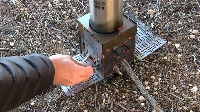 Firebox Camping Stove Hidden Feature Discovered! Warming Rack! смотреть онлайн