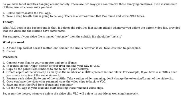 Apple: Deleting srt files from vlc app in iPad Mini (2 Solutions!!) смотреть онлайн