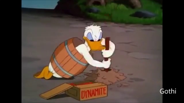 Donald Duck Cartoons Angry