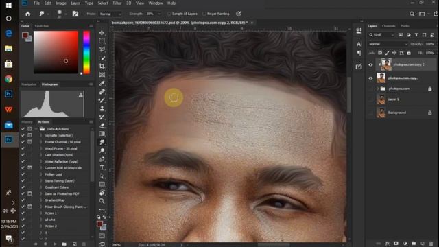 Smudge Painting Photoshop Tutorial using photoshop for A-Z смотреть онлайн
