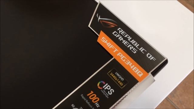 Asus ROG Swift PG348Q Unboxing смотреть онлайн