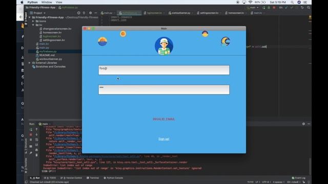 iOS App in Python with Kivy - Part 8: Login Screen with Firebase Authentication смотреть онлайн