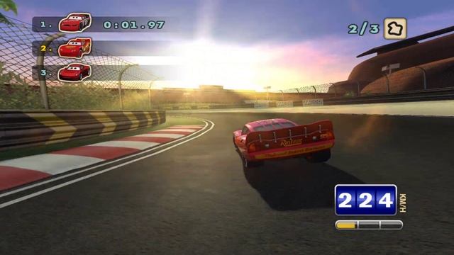 Cars: Hi-Octane DX - Testing new video quality, McQueen texture and Stadium Race #3 AI for Arcade смотреть онлайн