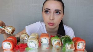 КАК МЕНЯ УНИЖАЛИ / СУШИ 🍣 Роллы Mukbang Ayka Emilly