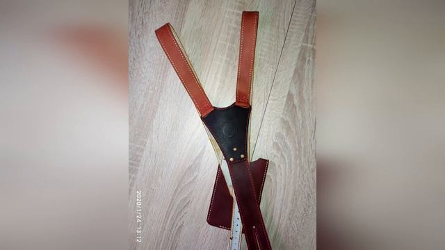 Подтяжки мужские из кожи с чехлом под смартфон,без слов. Mens suspenders смотреть онлайн
