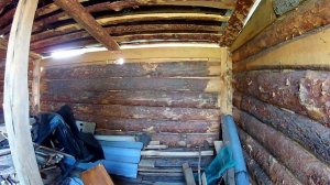 Сарай из горбыля, что с ним произошло  через 3 года после постройки?