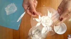 Рецепт приготовления декоративной штукатурки для скульптурной живописи.. Рисуем мастихином.