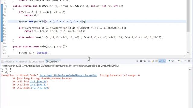Longest common subsequence of 3 strings смотреть онлайн
