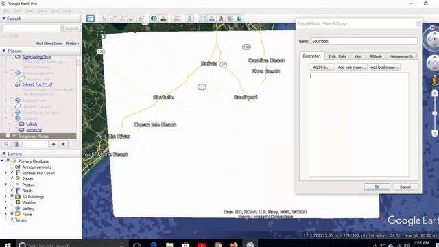 How to Create an areas of interest or Draw a polygon kml in Google Earth смотреть онлайн