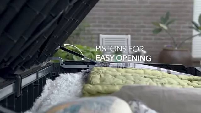 Keter Java XXL 230 Gallon Resin Rattan Look Large Outdoor Storage Deck Box for Patio Furnitu Review смотреть онлайн