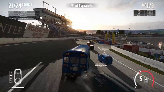 WreckFest Playthrough Pt3! // PC смотреть онлайн