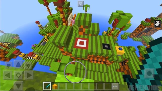 Minecraft PE Maps - SUPER FAST PARKOUR! Sonic The Hedgehog Parkour Map & Download - MCPE 1.1 / 1.0