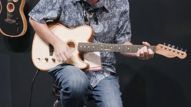 First Look: Fender Acoustasonic Series Telecaster #NAMM2019 смотреть онлайн