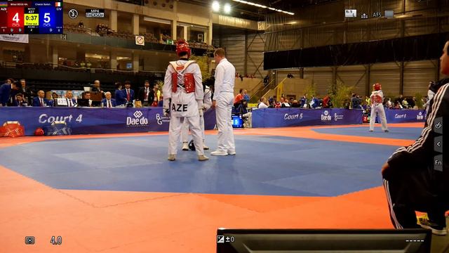 Belgian Open Taekwondo G2 2019 Day 1 fight 437 Cheick Sallah CISSE vs Milad BEIGI HARCHEGANI смотреть онлайн