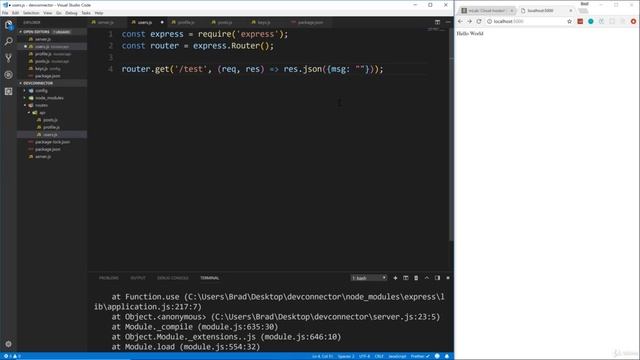 02 - 4 Route Files With Express Router (Please Like and Subscribe) смотреть онлайн