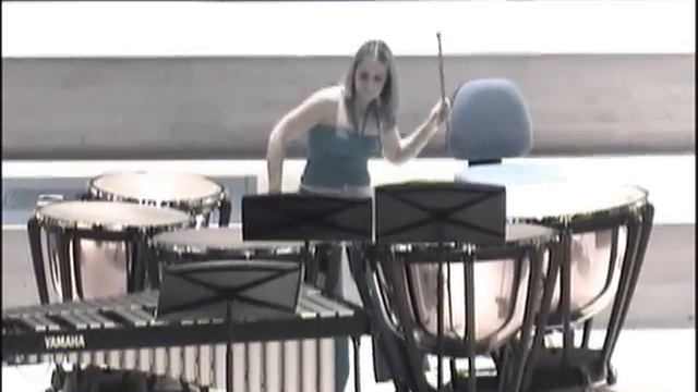 Timpani Solo. Movement 1 of a percussion selection смотреть онлайн