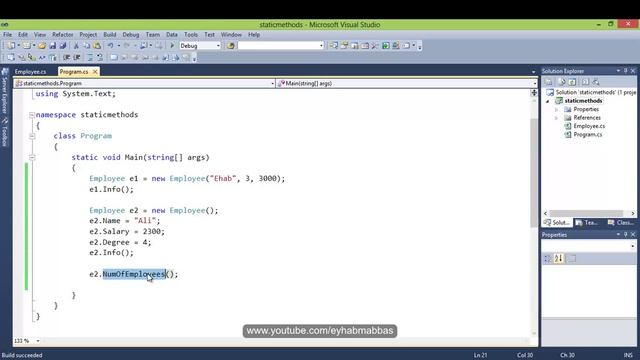 008 Static Fields And Methods смотреть онлайн