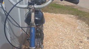 ВЕЛОМОТОР F80 ВЫХЛОП БЕЗ ГЛУШИТЕЛЯ