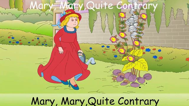 Mary Mary Quite Contrary - Kids' Songs - Animation English Rhymes For Children смотреть онлайн